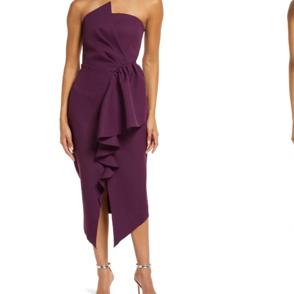 Eliatt Ruffle dress in electric blue